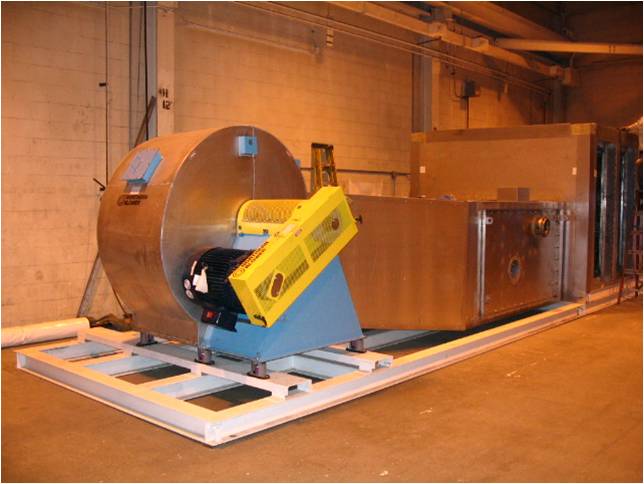 industrial hvac fan heating cooling system